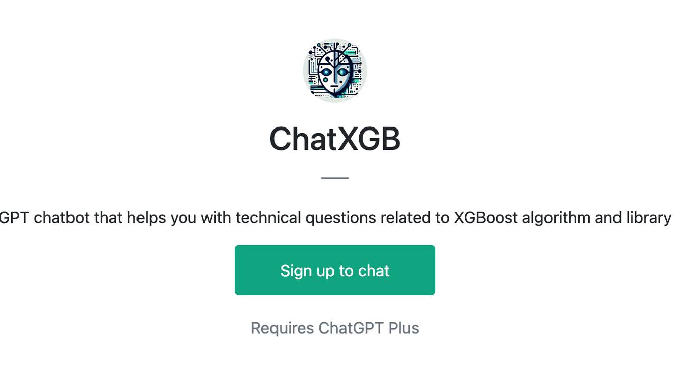 ChatXGB Screenshot