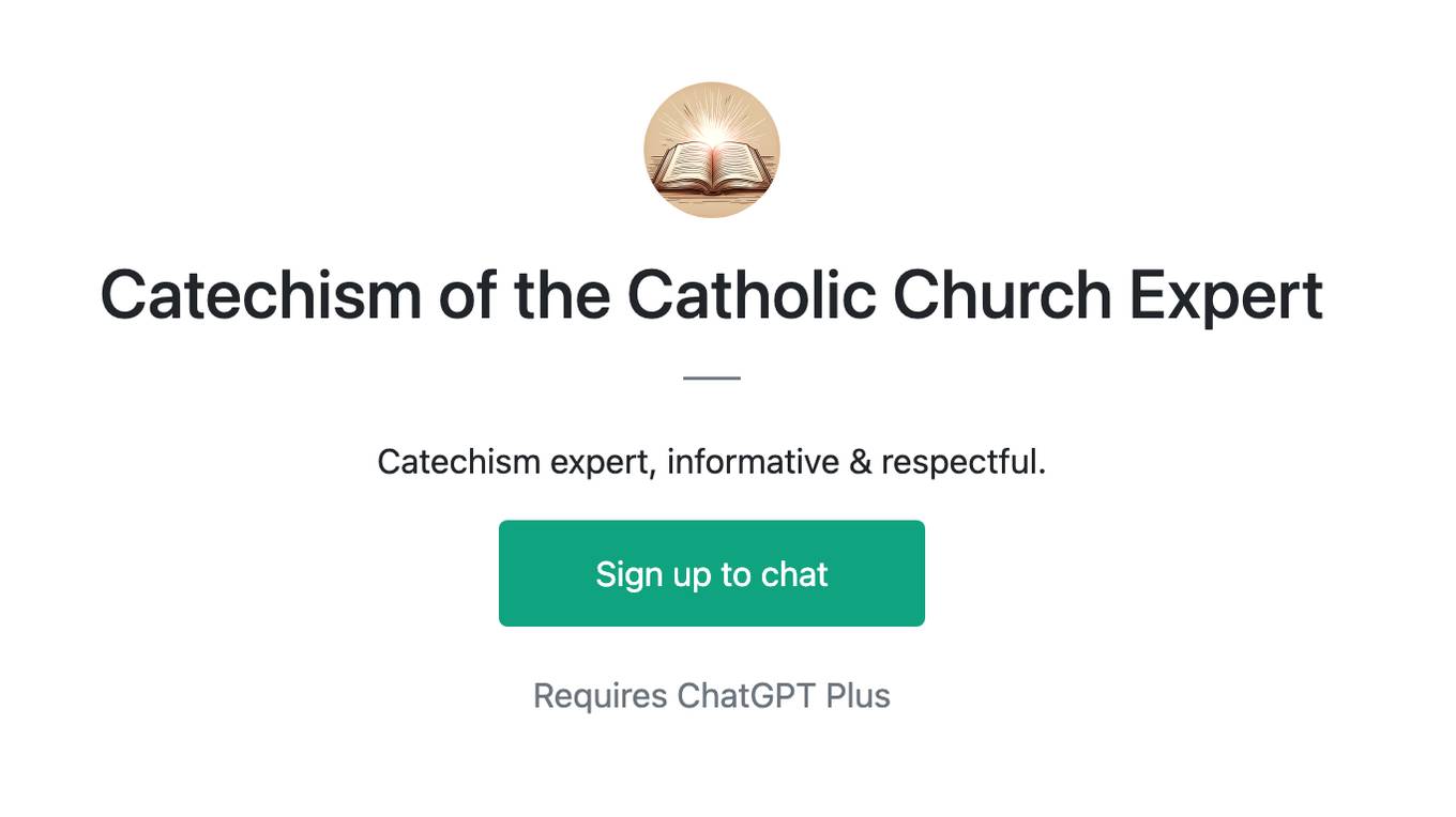 Catechism of the Catholic Church Expert Screenshot