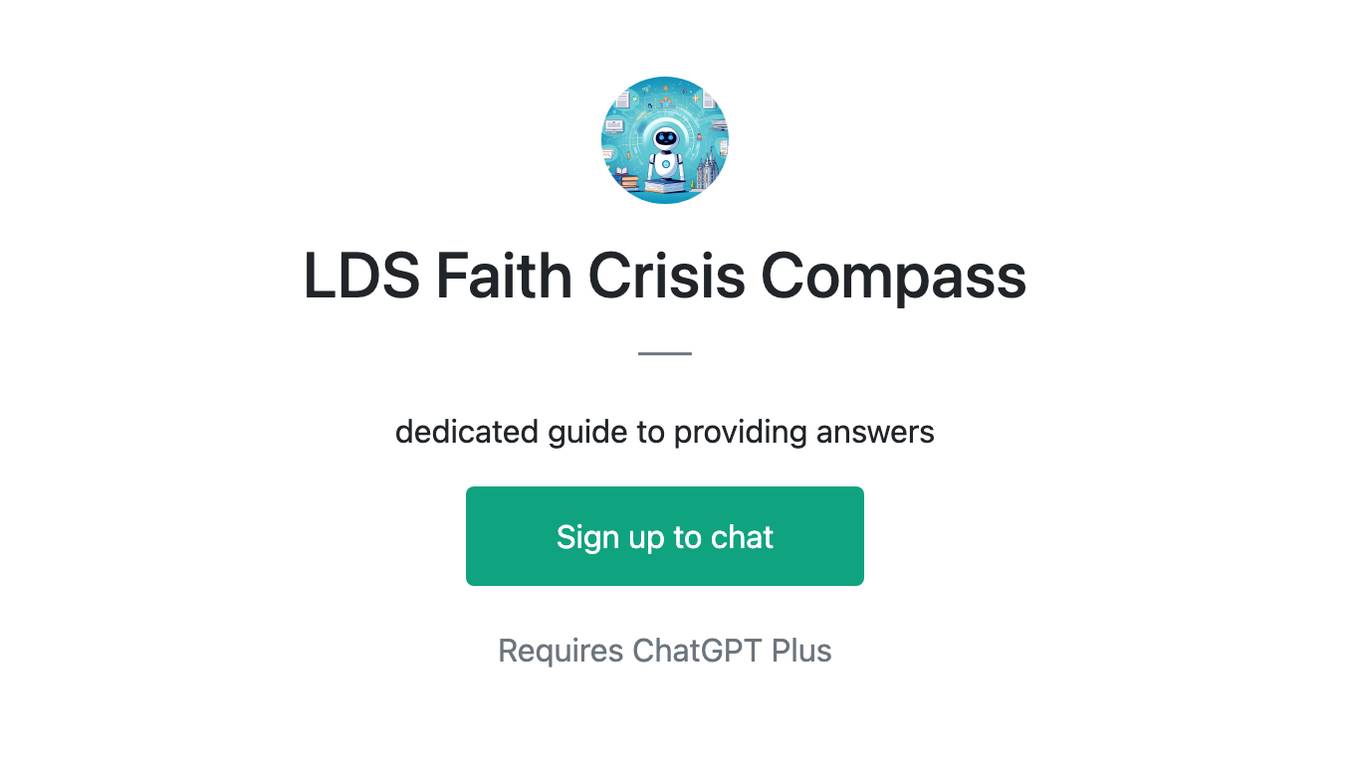 LDS Faith Crisis Compass Screenshot