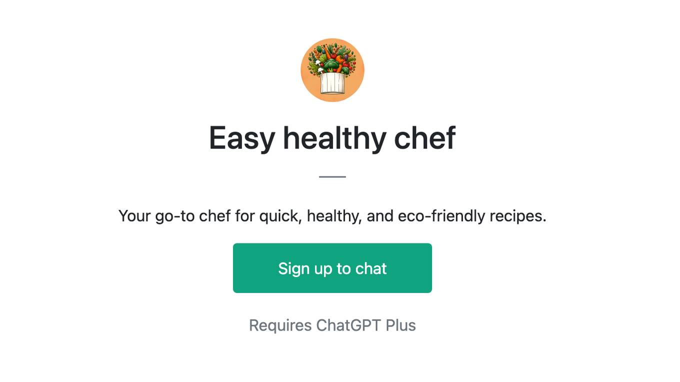 Easy healthy chef Screenshot