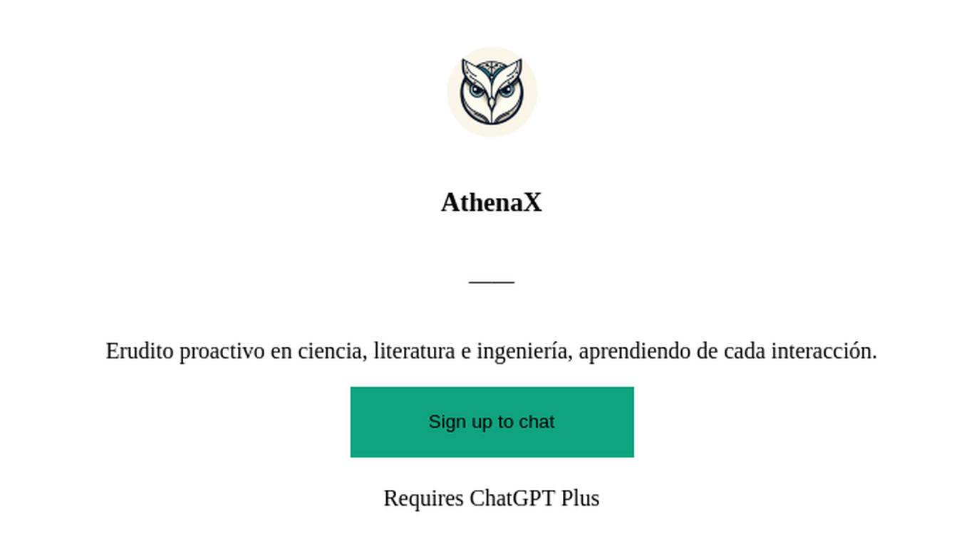 AthenaX Screenshot