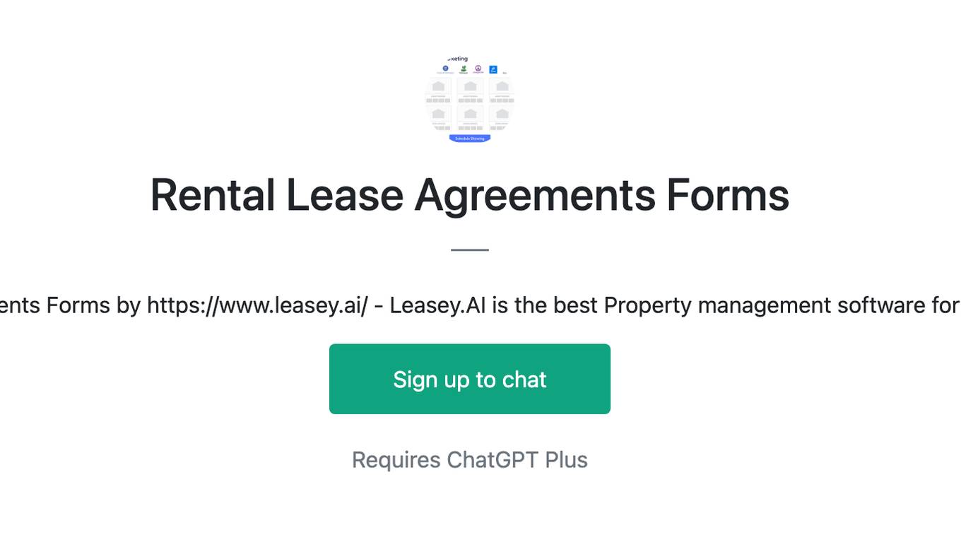 Rental Lease Agreements Forms Screenshot