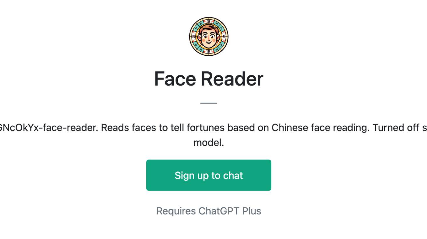 Face Reader Screenshot