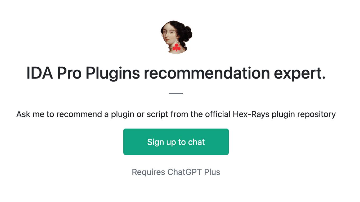 IDA Pro Plugins recommendation expert. Screenshot