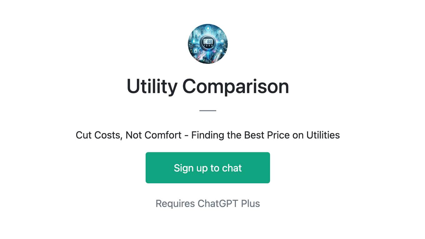 Utility Comparison Screenshot