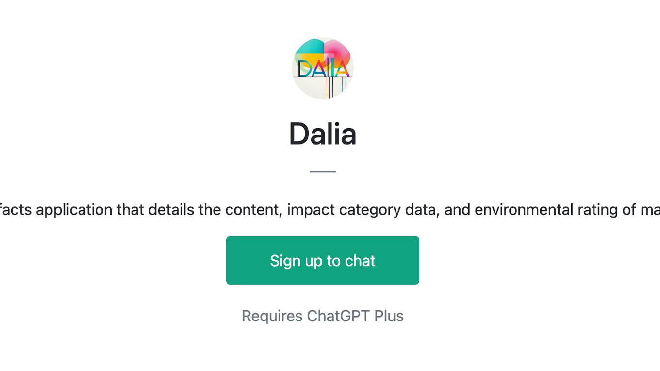 Dalia Screenshot