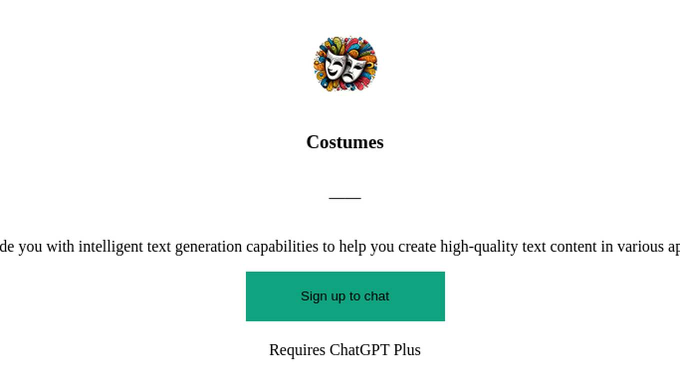 Costumes Screenshot