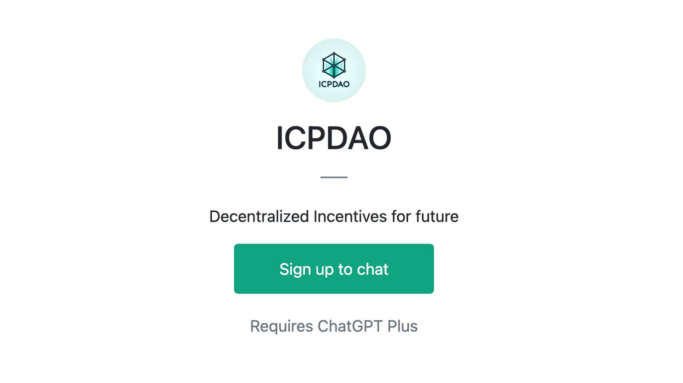 ICPDAO Screenshot