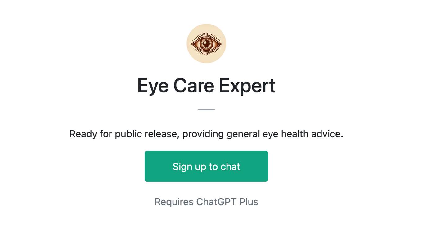 Eye Care Expert Screenshot