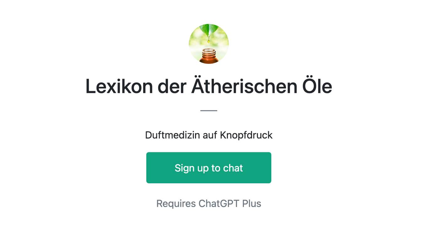 Lexikon der Ätherischen Öle Screenshot