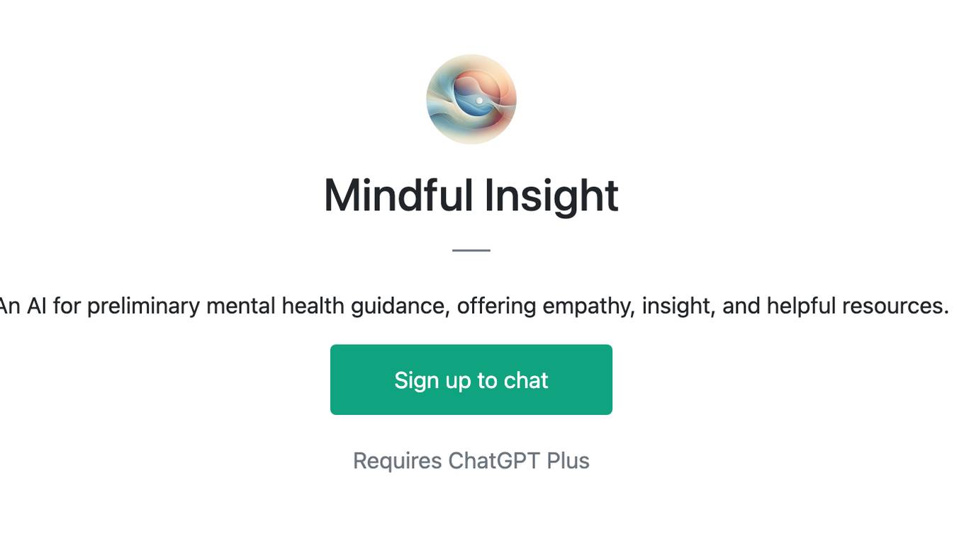 Mindful Insight Screenshot