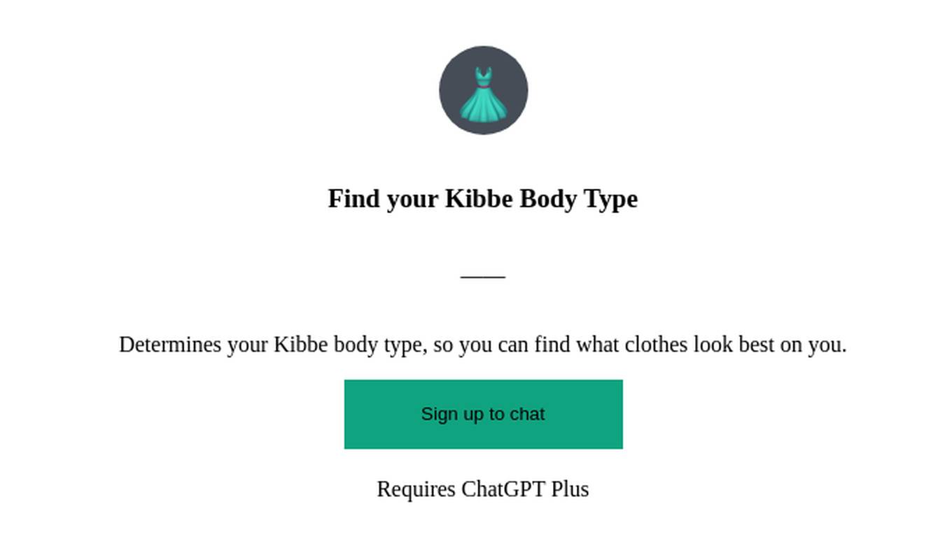 Find your Kibbe Body Type Screenshot