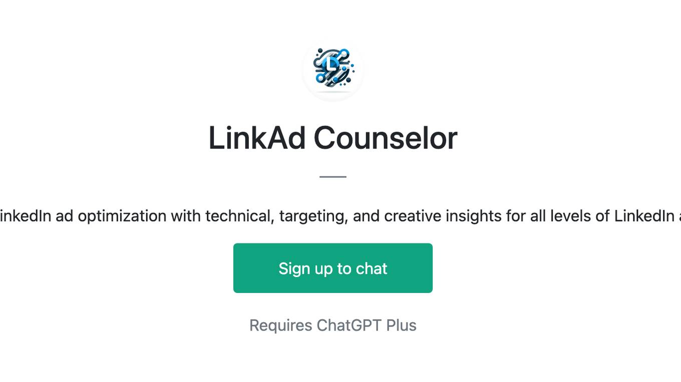 LinkAd Counselor Screenshot