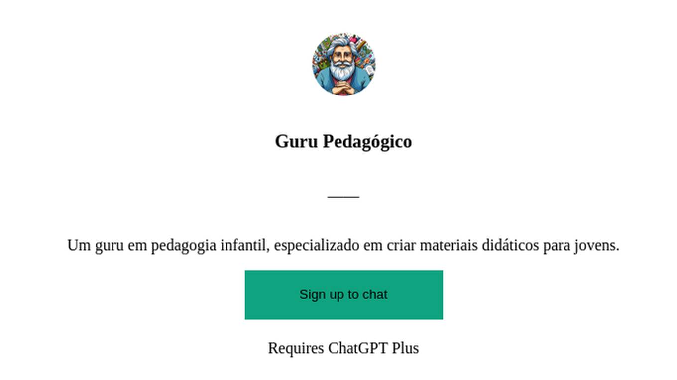 Guru Pedagógico Screenshot