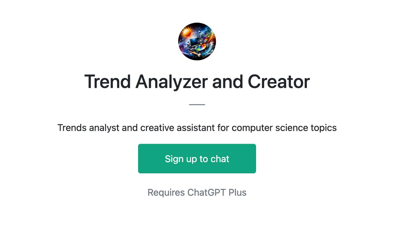 Trend Analyzer and Creator Screenshot