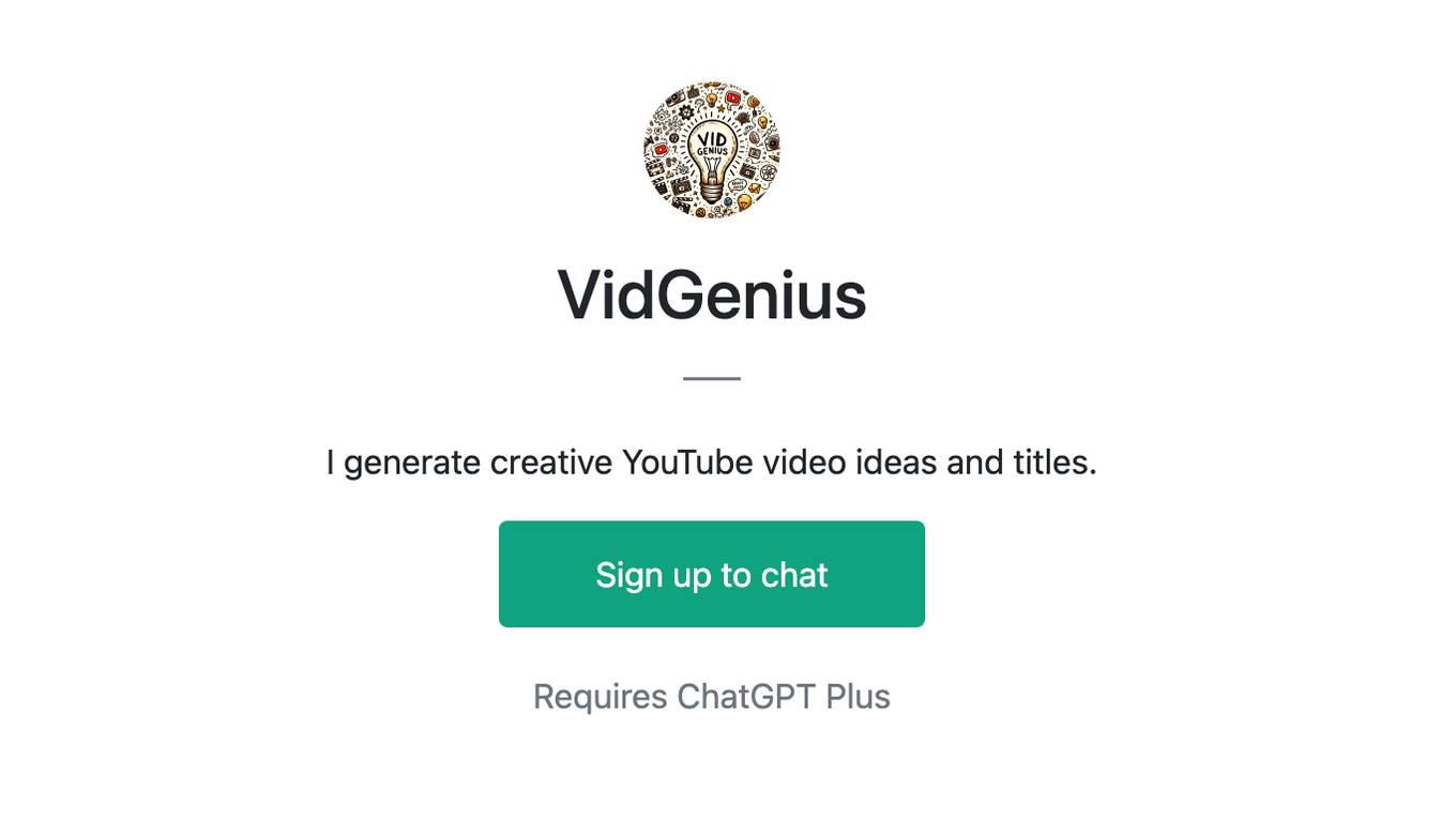 VidGenius Screenshot