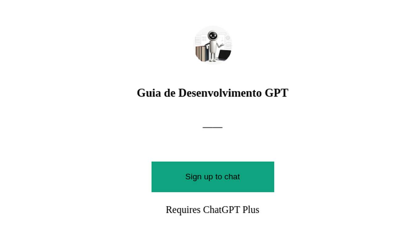 Guia de Desenvolvimento GPT Screenshot