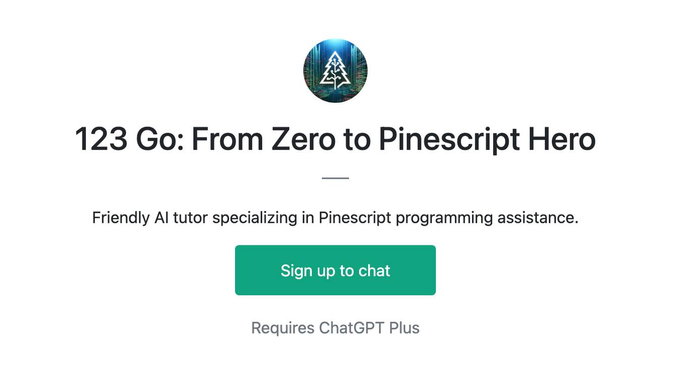 123 Go: From Zero to Pinescript Hero Screenshot