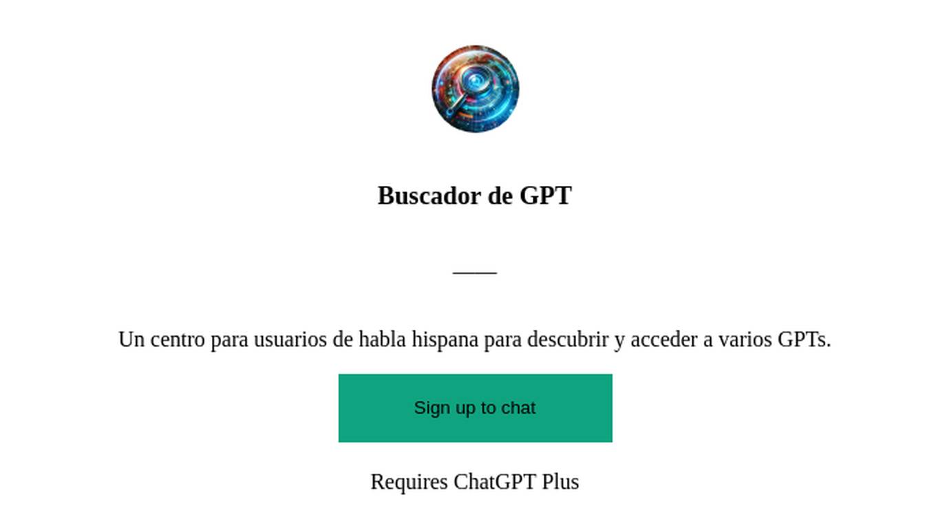 Buscador de GPT Screenshot