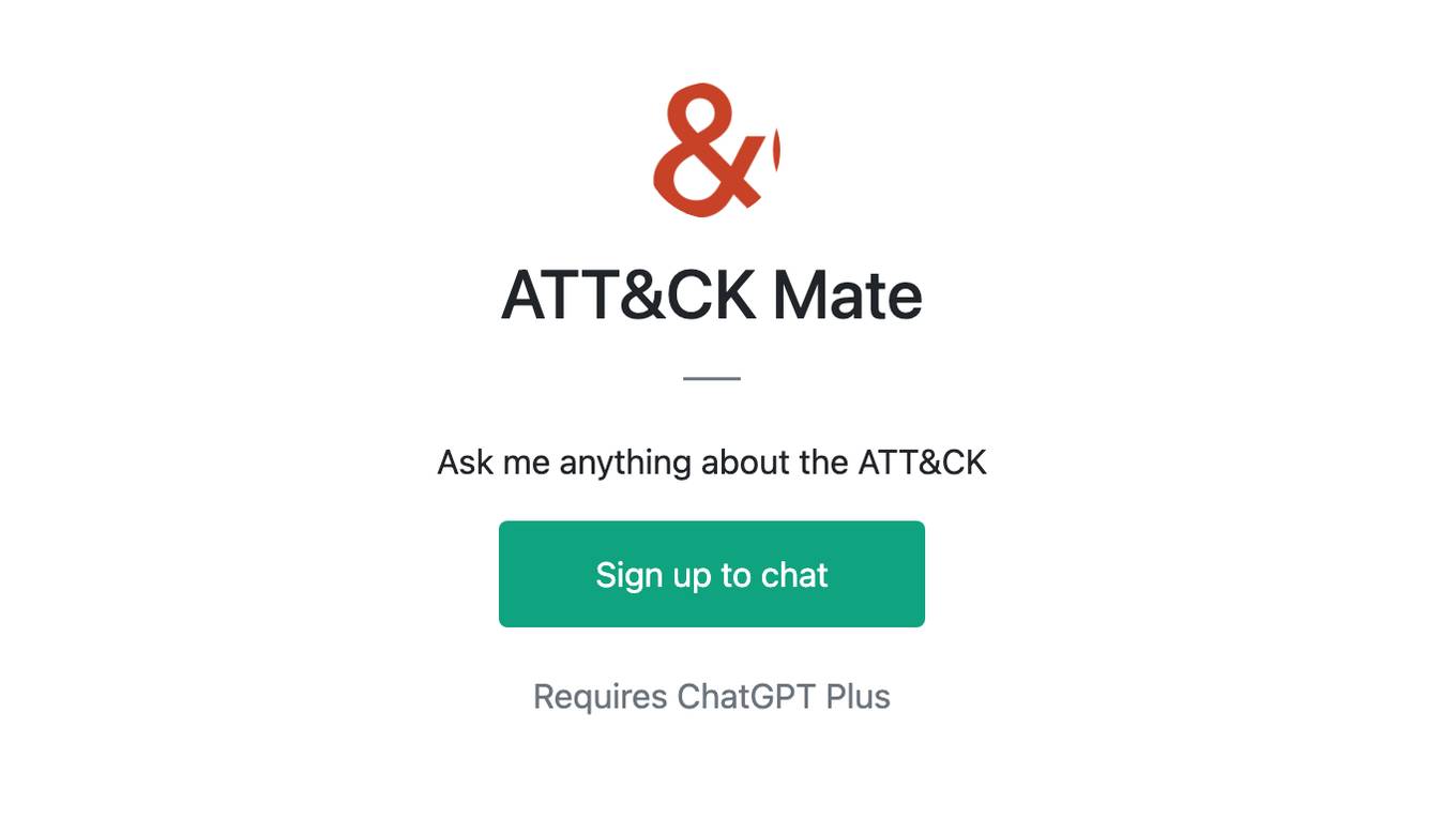 ATT&CK Mate Screenshot