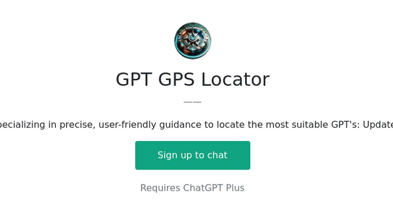 GPT GPS Locator Screenshot