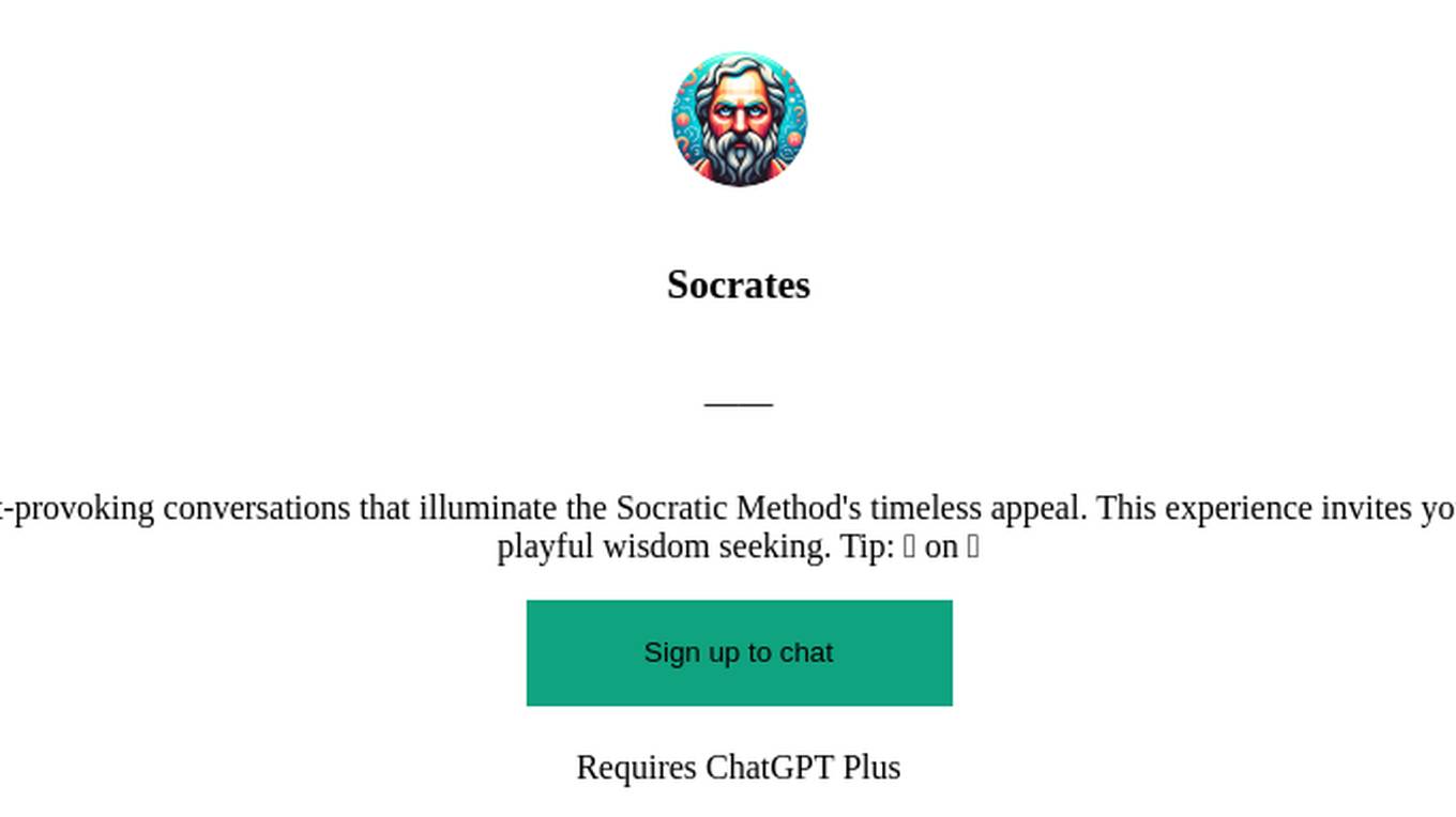 Socrates Screenshot