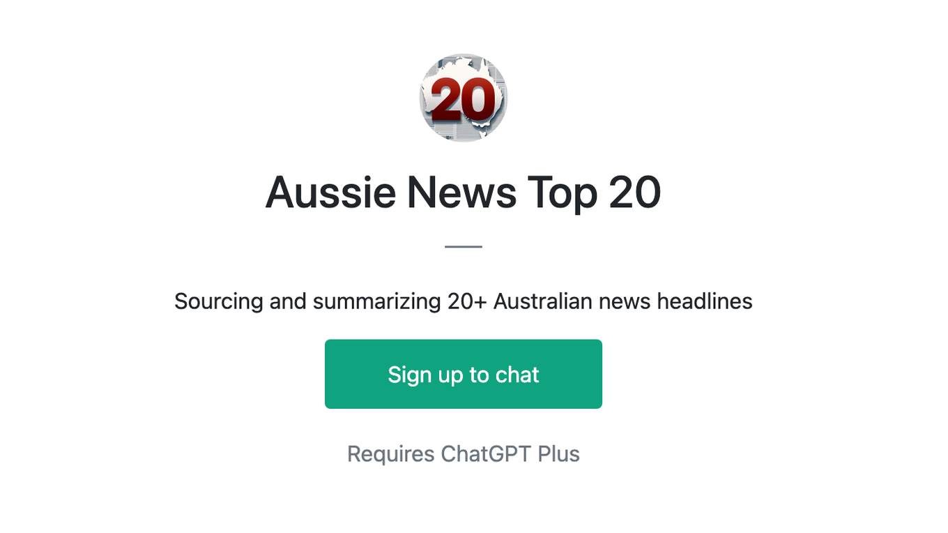 Aussie News Top 20 Screenshot