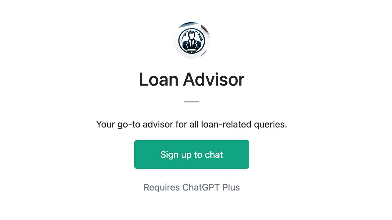 Loan Advisor Screenshot