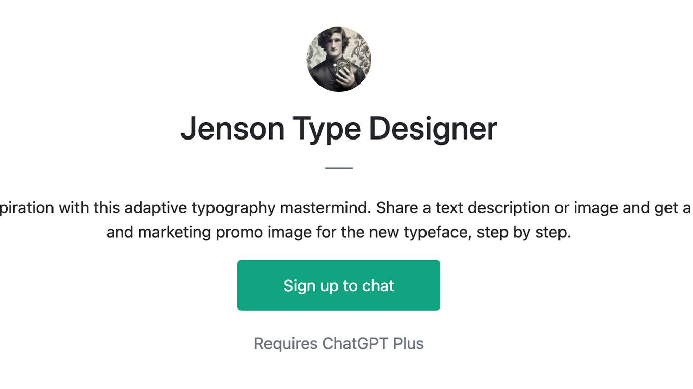 Jenson Type Designer Screenshot