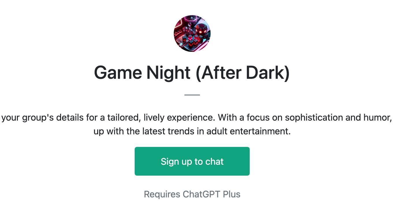 Game Night (After Dark) Screenshot