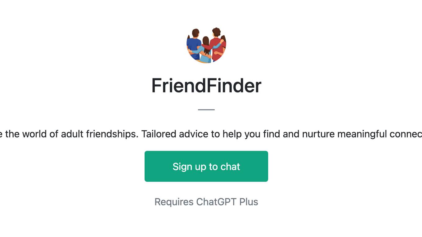 FriendFinder Screenshot