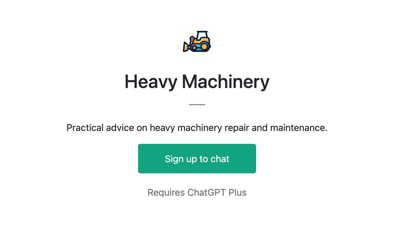 Heavy Machinery Screenshot