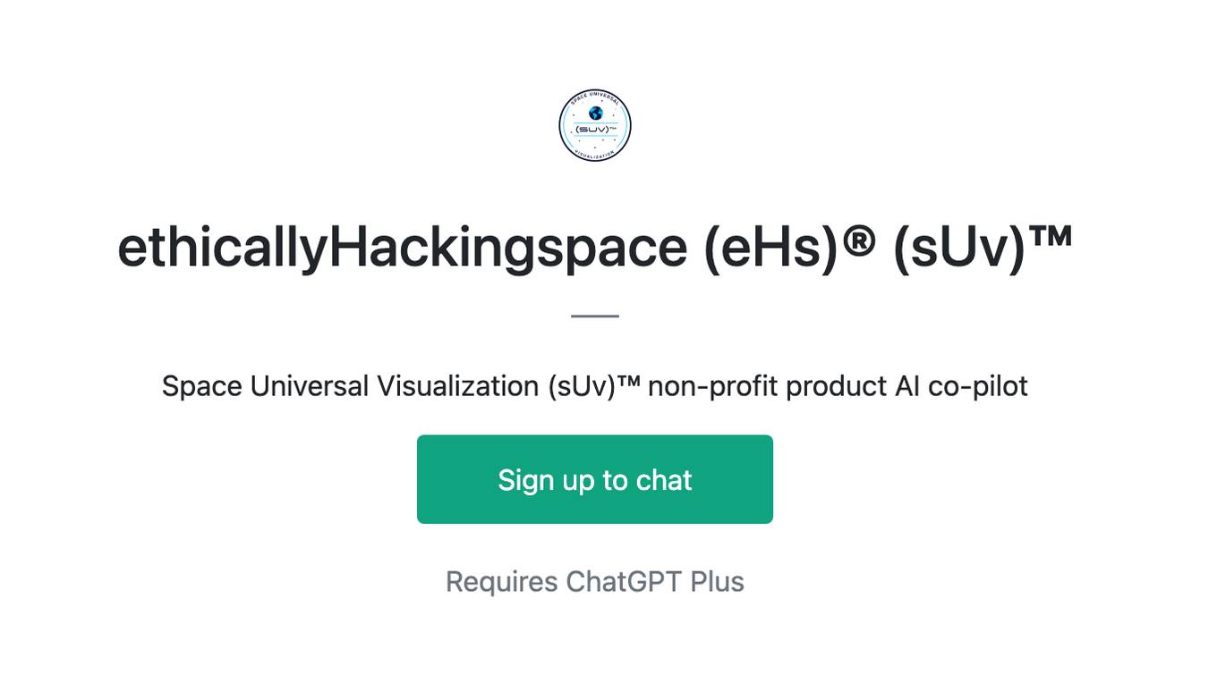 ethicallyHackingspace (eHs)® (sUv)™ Screenshot