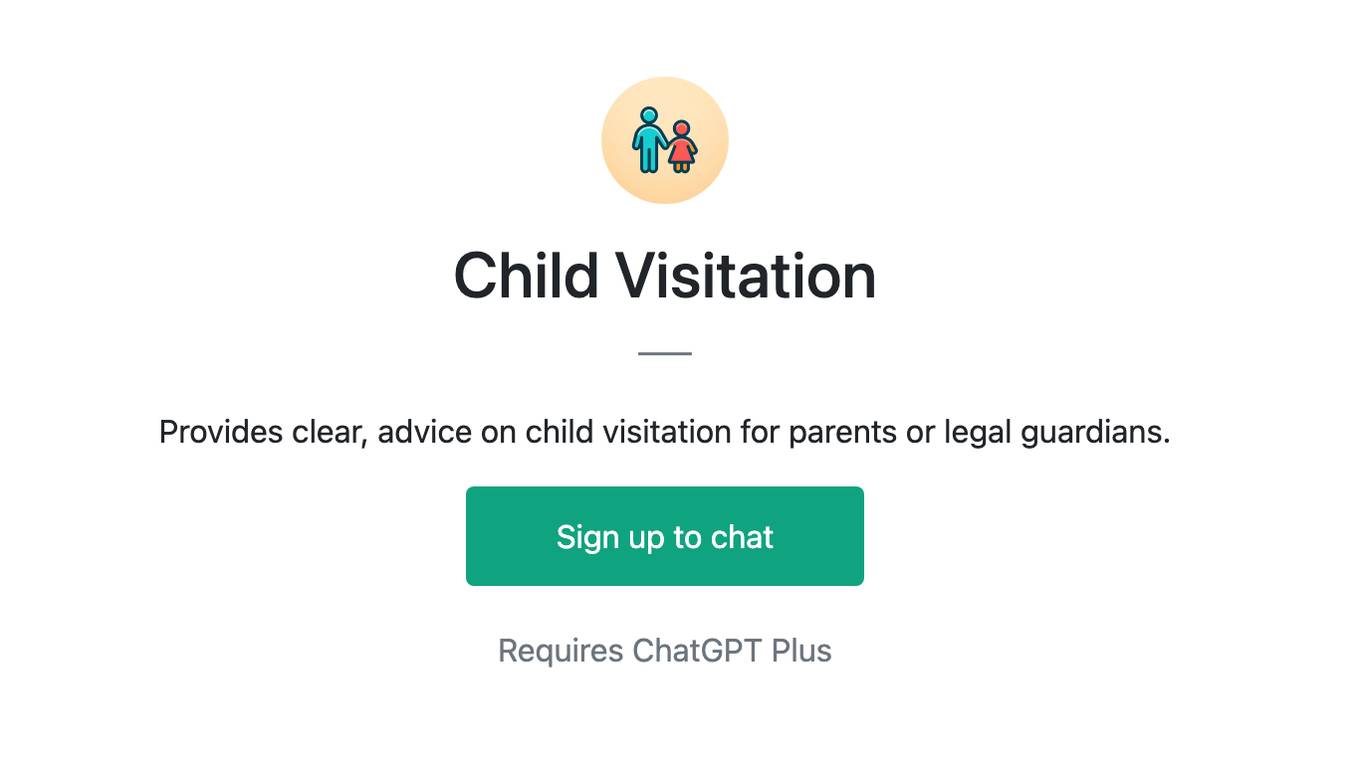 Child Visitation Screenshot