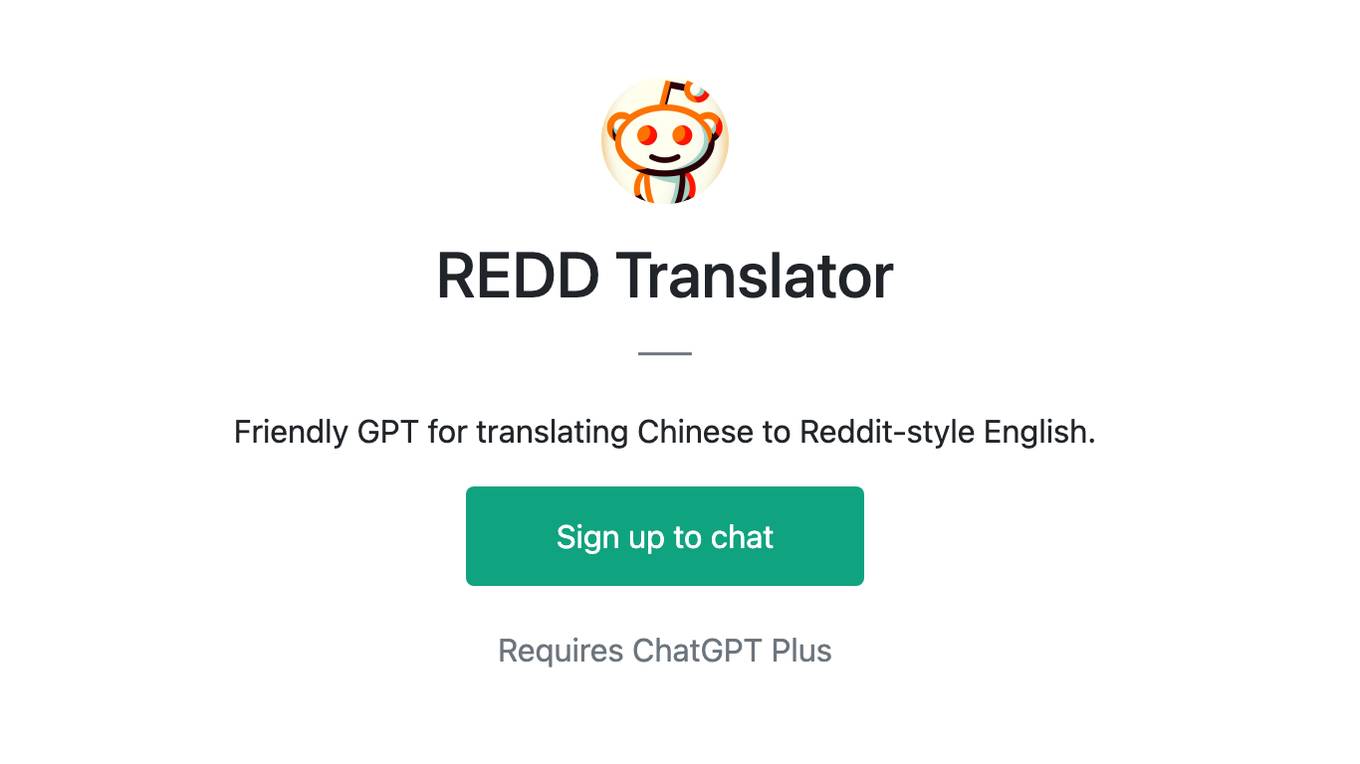 REDD Translator Screenshot