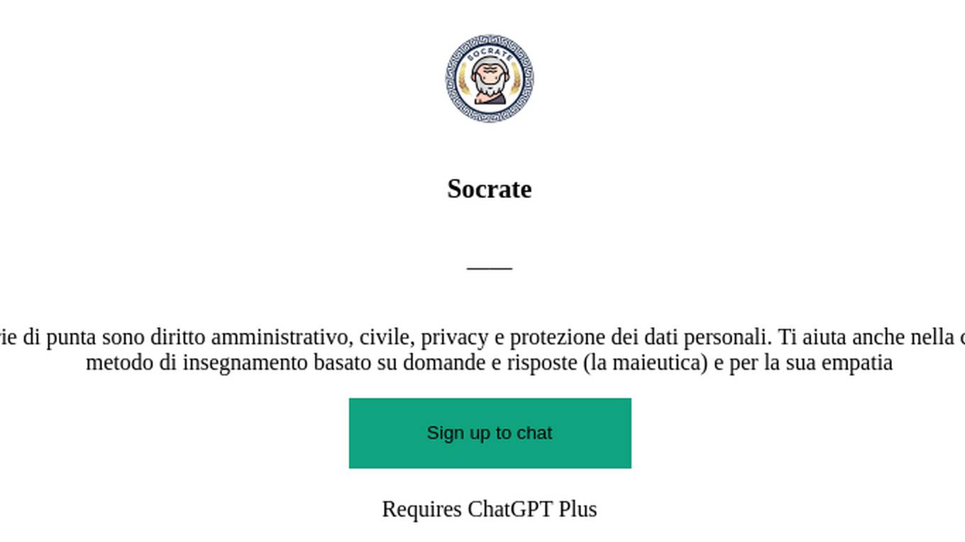 Socrate Screenshot