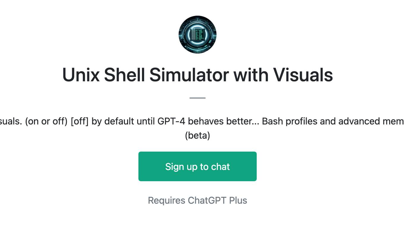 Unix Shell Simulator with Visuals Screenshot