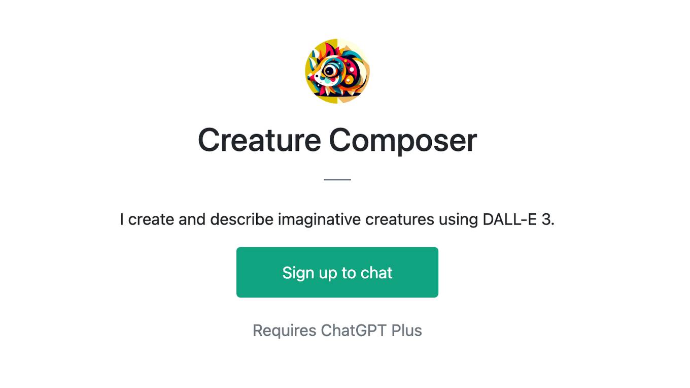 Creature Composer Screenshot