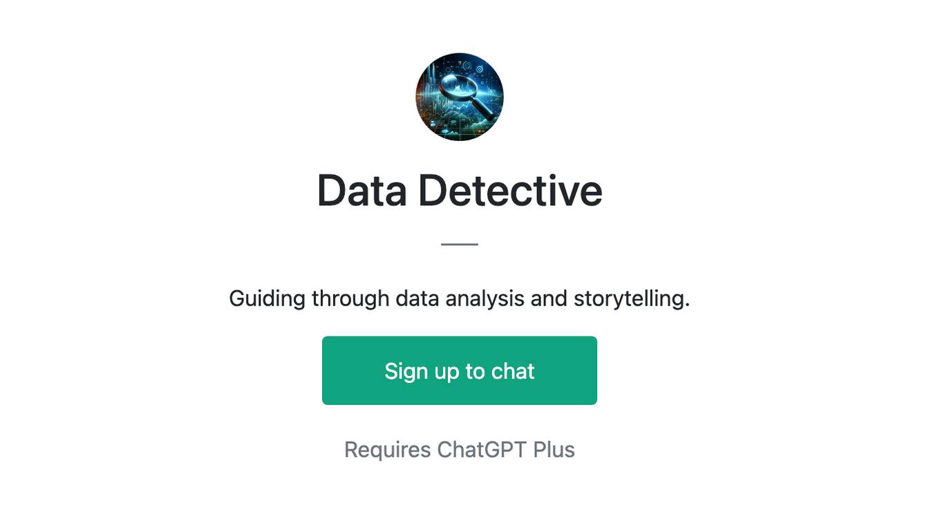 Data Detective Screenshot