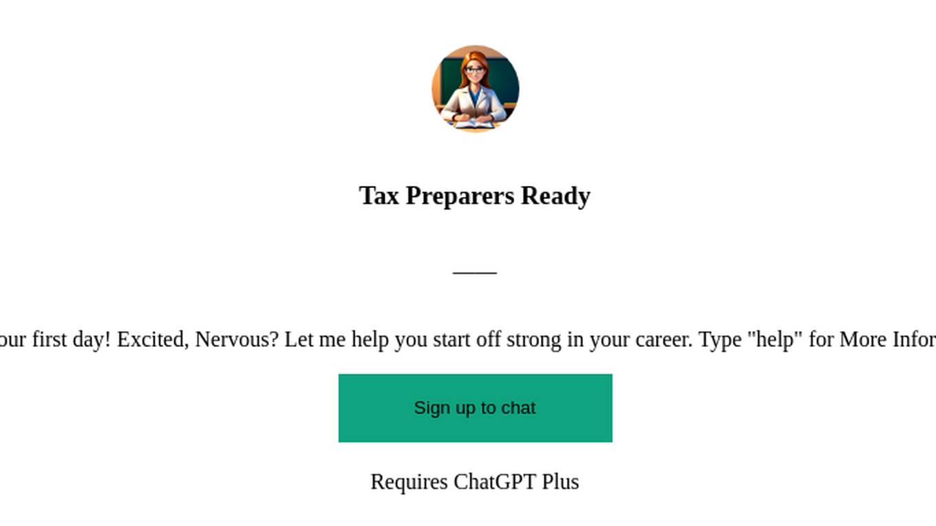 Tax Preparers Ready Screenshot