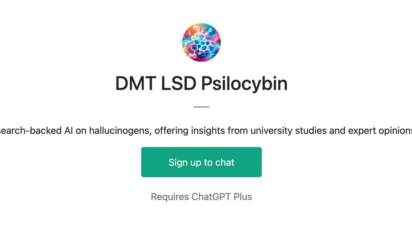 DMT LSD Psilocybin Screenshot