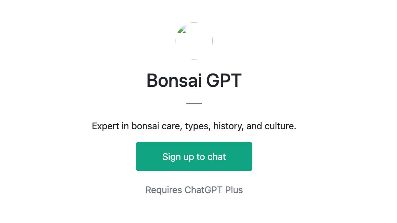 Bonsai GPT Screenshot