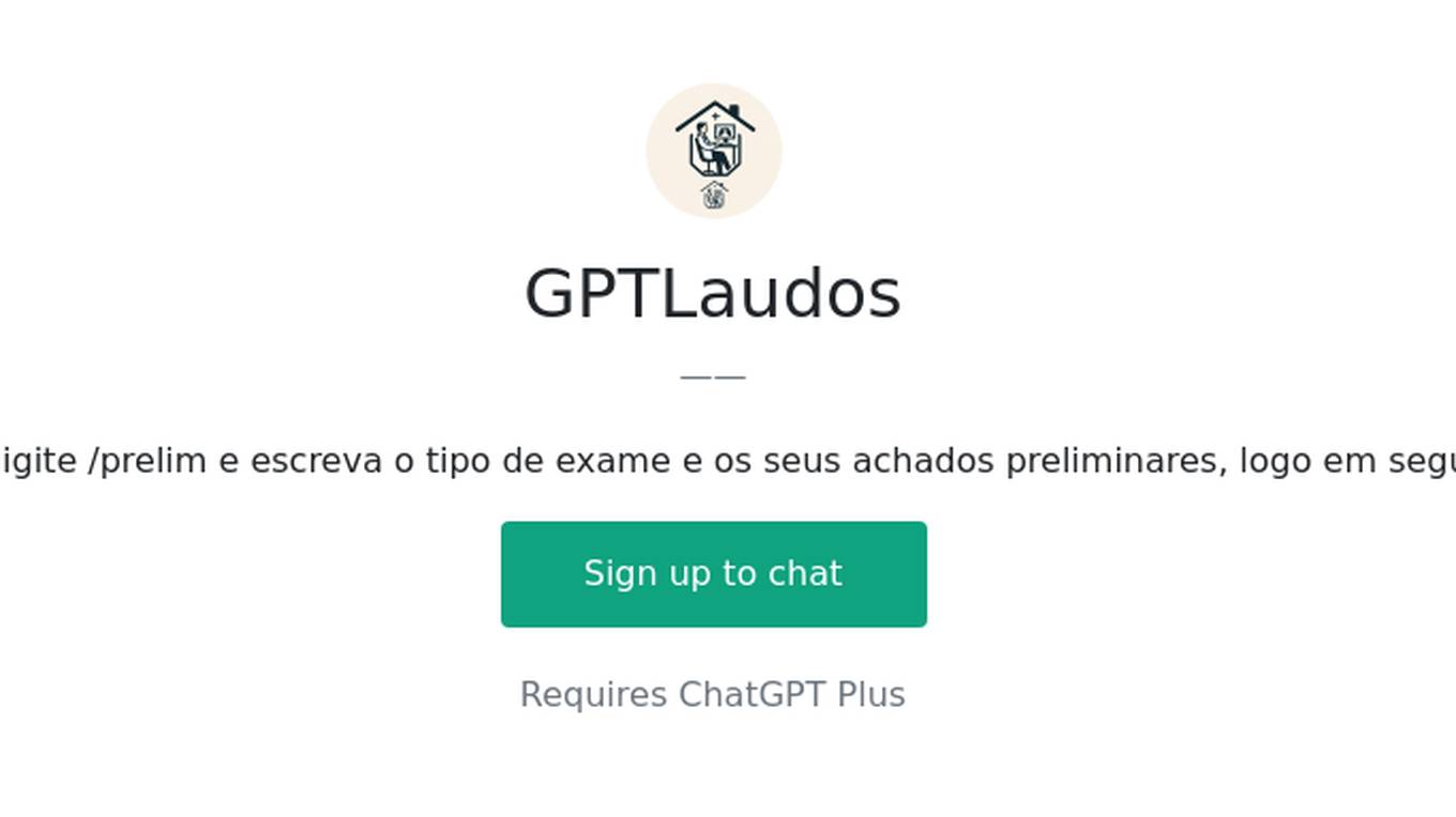 GPTLaudos Screenshot