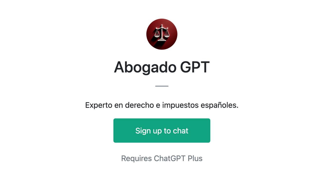 Abogado GPT Screenshot