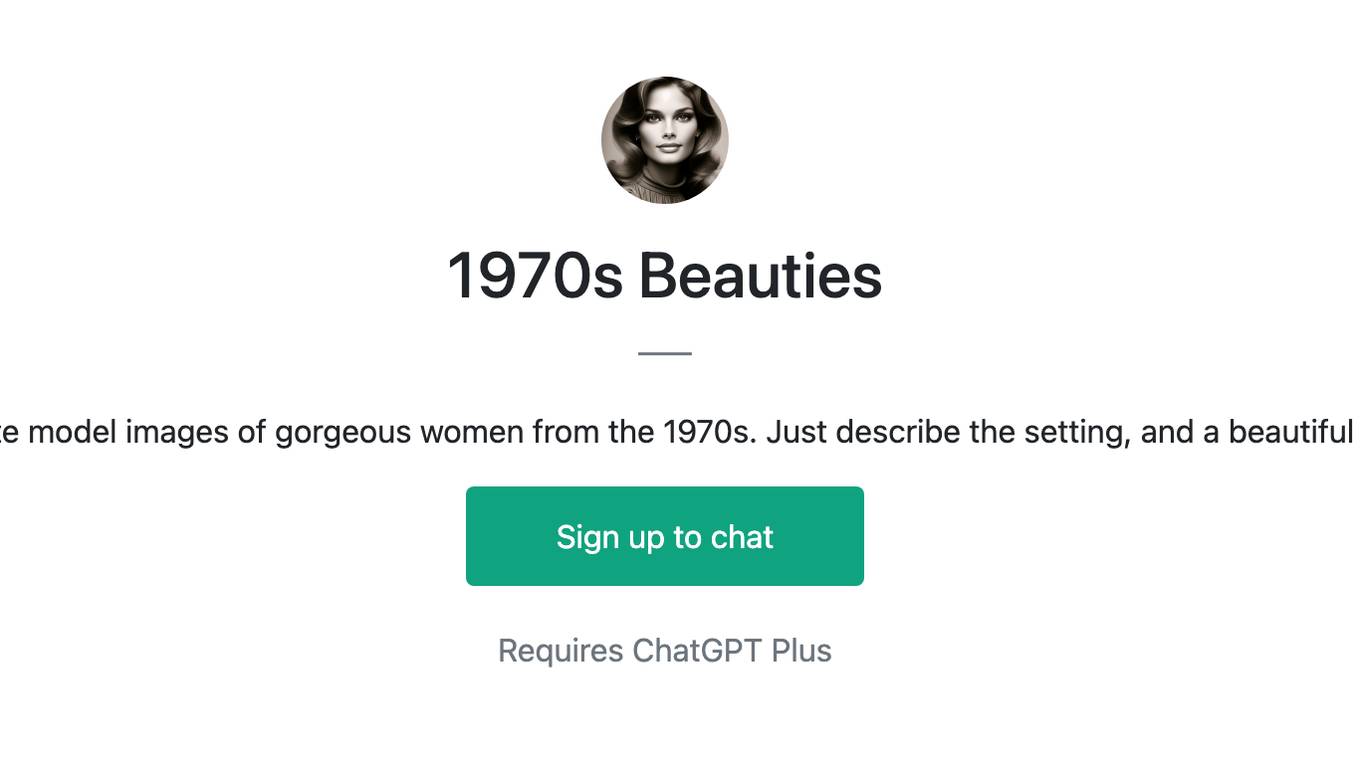 1970s Beauties Screenshot