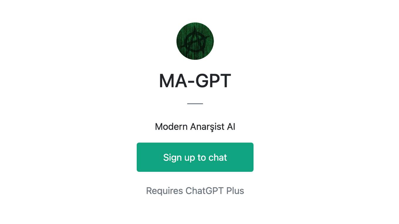 MA-GPT Screenshot