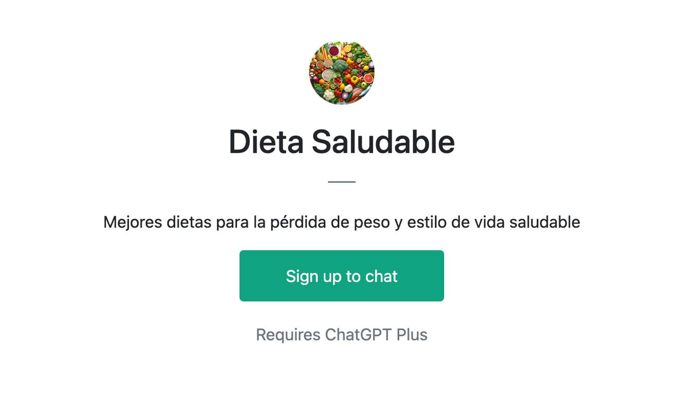 Dieta Saludable Screenshot