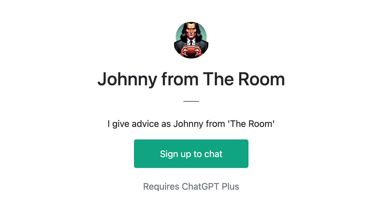 Johnny from The Room Screenshot