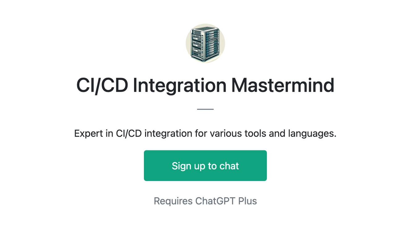 CI/CD Integration Mastermind Screenshot