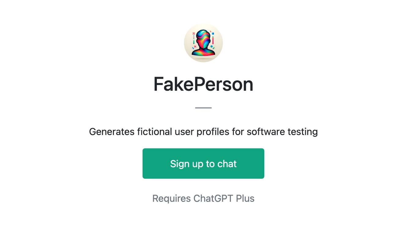 FakePerson Screenshot